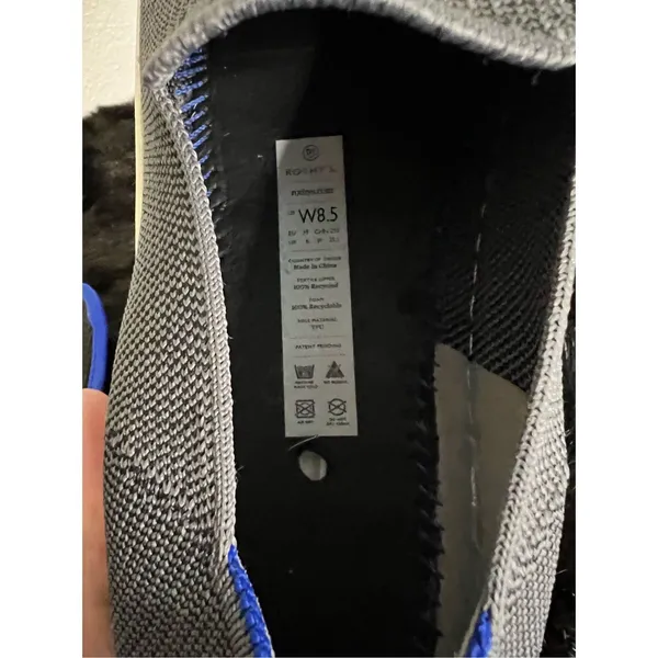 Rothy's The Original Slip On Sneaker Anchor Textile Blue grey Women’s US 8.5 - Image 13