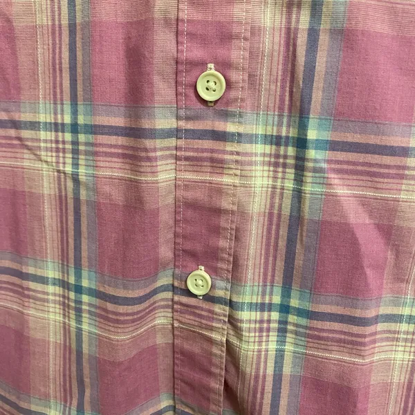 Ridgecut Womens Button Down Plaid Shirt S Small Pink Blue Bust 40” Runs Big L - Image 3