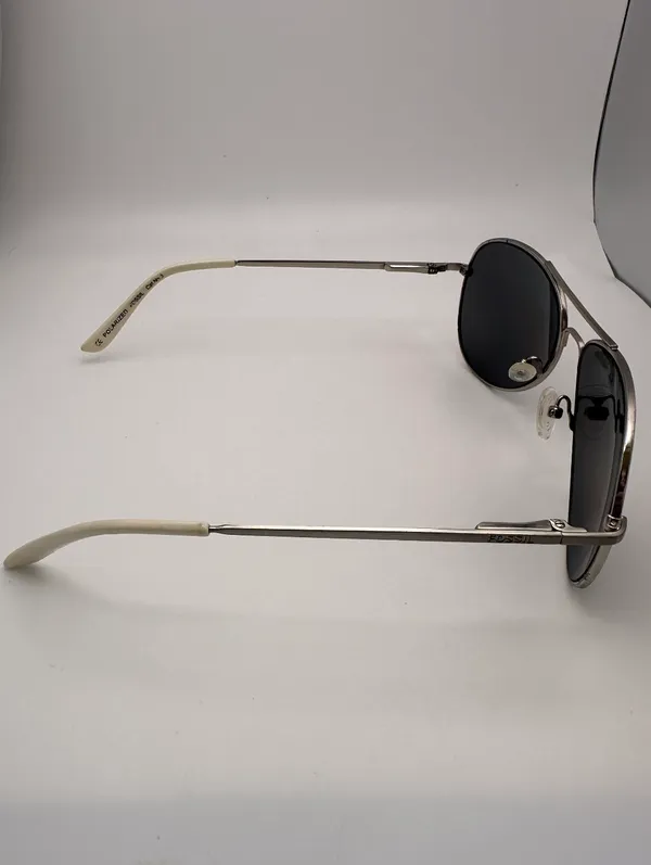 Fossil Kellan Aviator White & Silver Frame Polarized Sunglasses - Image 14