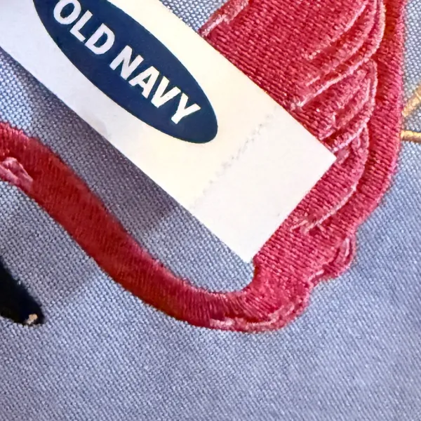 Old Navy Embroidered Flamingos Zip Purse nwt‎ - Image 5