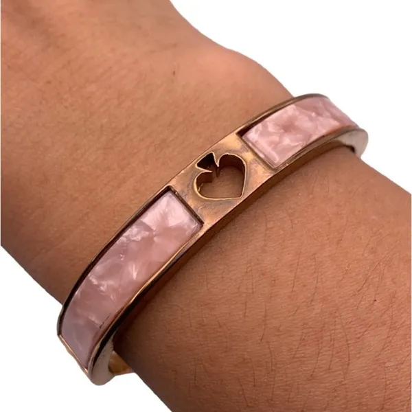 kate spade New York Rose Gold Spade Bangle Bracelet - Image 2