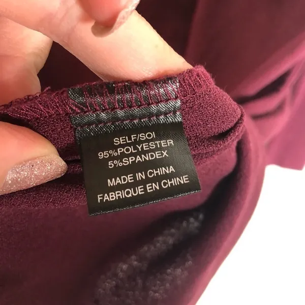 Charles Henry maroon‎ dress - Image 5