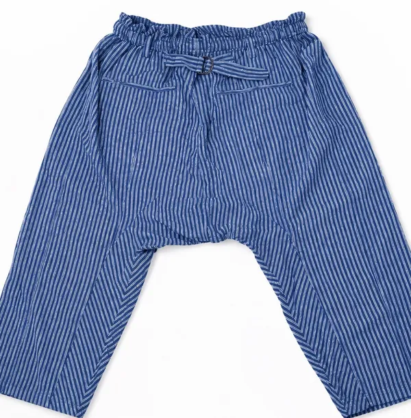 Free People Runyon Oversized Stripe Pants Womens xl Blue Striped Harem Festival - Image 2