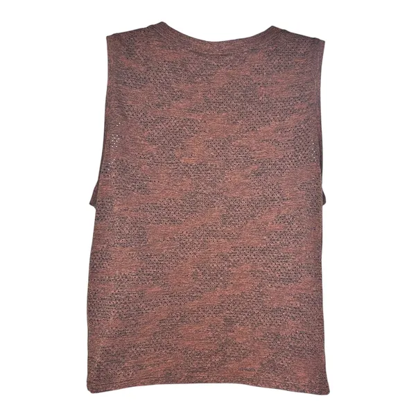 Lululemon Train to Be Tank Dot Camo Dark Terracotta Brown Mesh Relaxed‎ Fit - Image 6