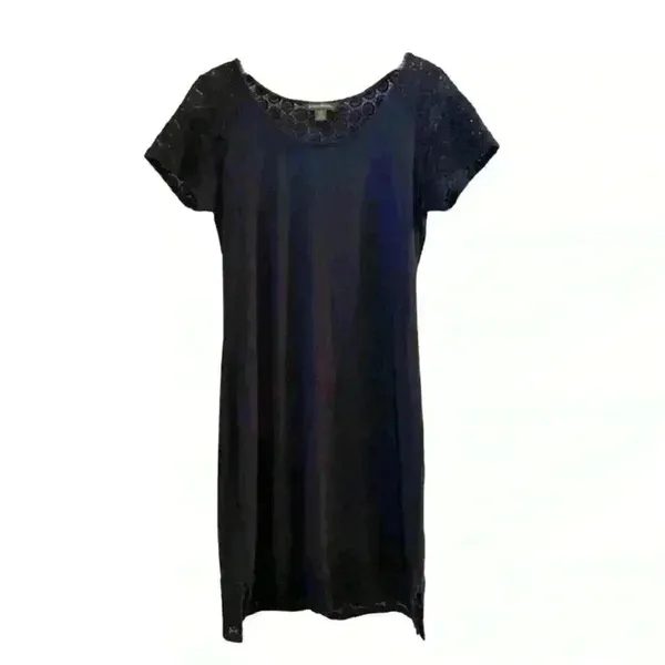 Tommy Bahama Women's Navy Blue Lace Dress‎ Swim Coverup Size Small - Image 4
