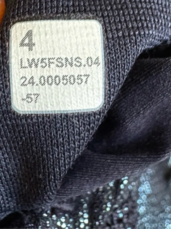 EUC Lululemon Align High-Rise Shimmer Leggings Luxe Shine Foil Navy Silver Sz. 4 - Image 6