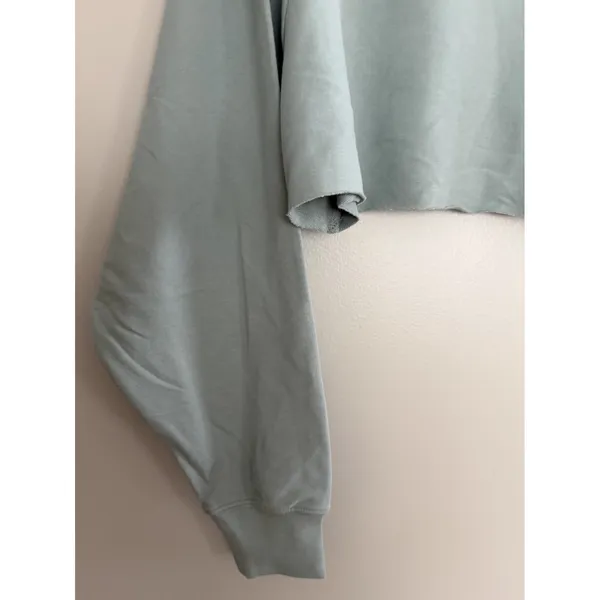 Alo Yoga Double Take Pullover Sweatshirt Green Women's Size XS - Image 7