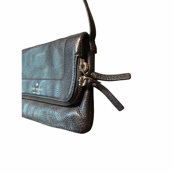 Kate Spade Black Pebbled Leather Crossbody Bag - Image 4