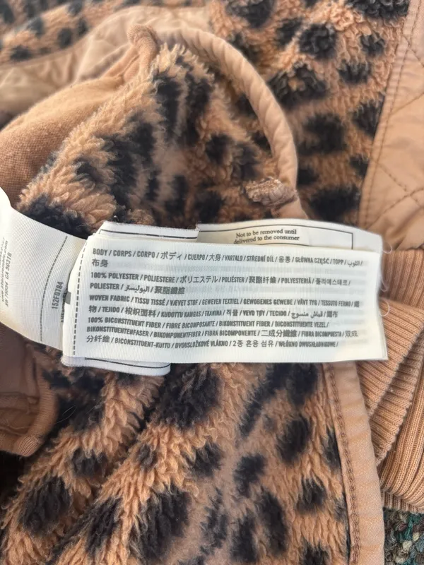 Abercrombie & Fitch Asymmetrical Snap Up Fleece Jacket - Image 10