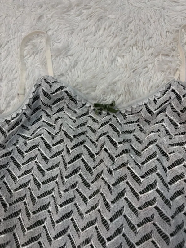Edikted green and lace trim mini dress - Image 2