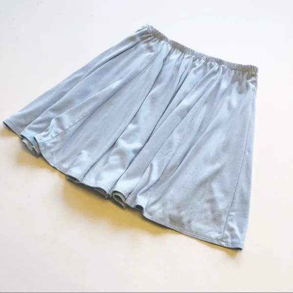 Brandy Melville Faux Suede Skater Skirt - Image 7