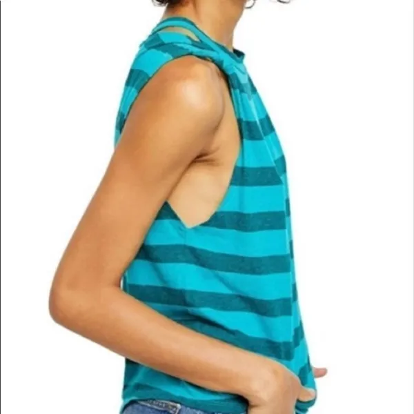‎Free People Jungle teal tank C29 - Image 2