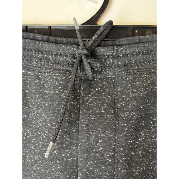 Club Monaco Pants Women‎ XL Black Space Dye Tie Waist Sweat Pants Athleisure - Image 6