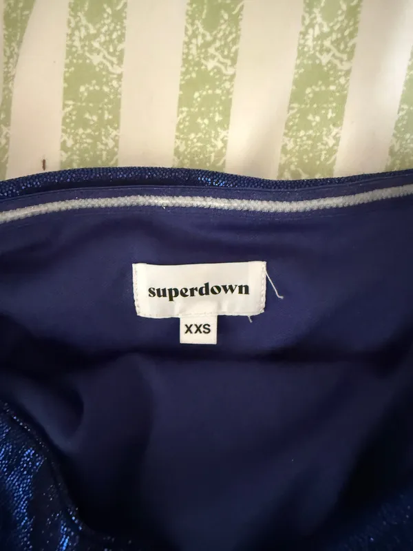 superdown Mini Dress Revolve Blue - Image 4