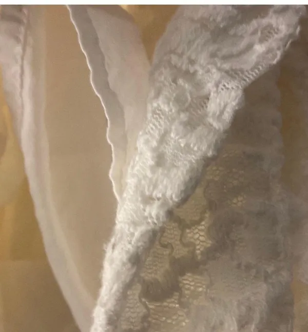 Abercrombie Vtg Y2k lace Tiered Ruffle Skirt - Image 8