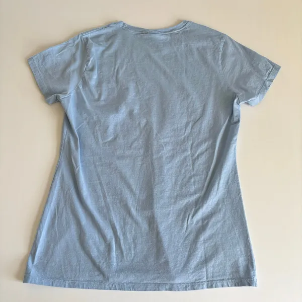 Top Gun Movie Baby Blue Crewneck Short Sleeve T-Shirt Women’s Medium 100% Cotton - Image 6