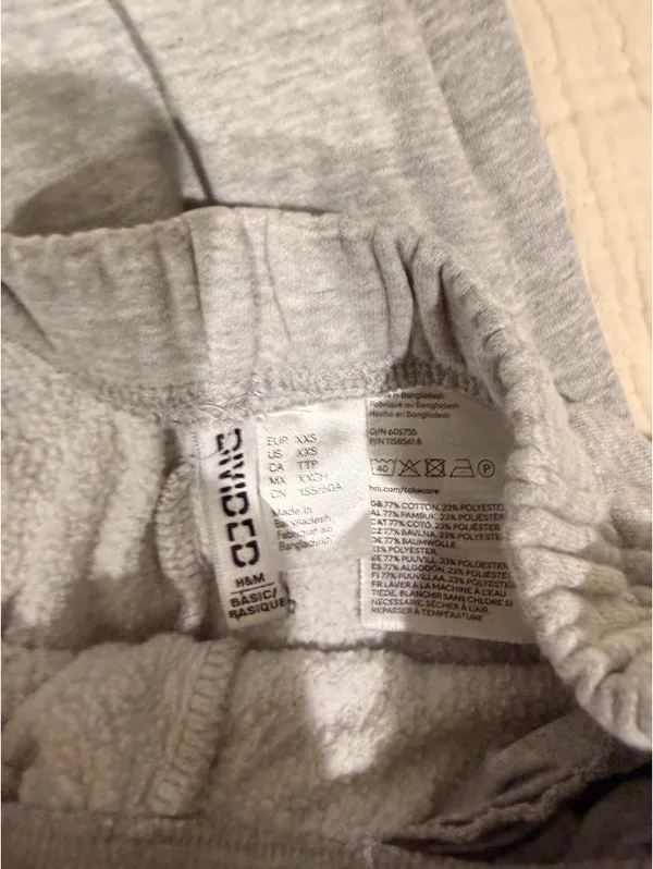 H&M Sweatpants Grey Jogger - Image 3