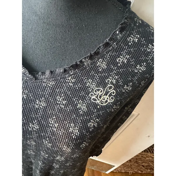 Lauren Ralph Lauren Floral Sleep Shirt Dress M Ditsy Nightgown Lounge Wear - Image 2