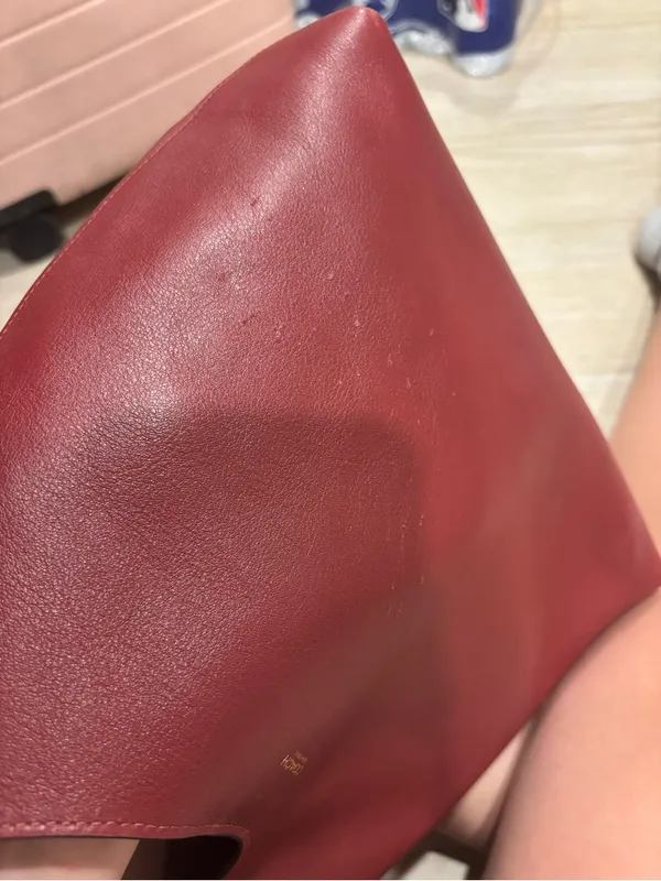 Brooklyn Shoulder Bag 28 — Burgundy Leather Shoulder Bag - Image 5