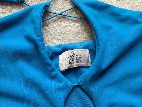 Oh Polly Blue Cutout Mini Dress - Image 4