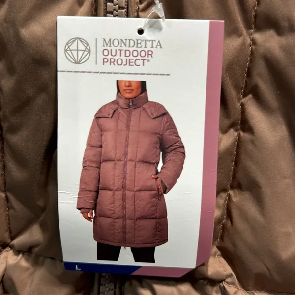 Mondetta Ladies' Square mid-length Quilted Down Parka nwt - Image 9
