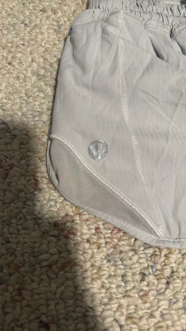Lululemon White Hotty Hot Shorts - Image 3