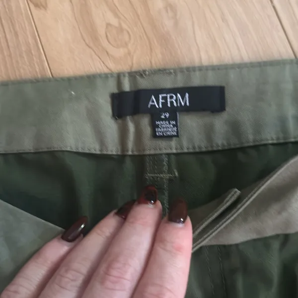 AFRM CARGO PANTS Green Size 29 - Image 4