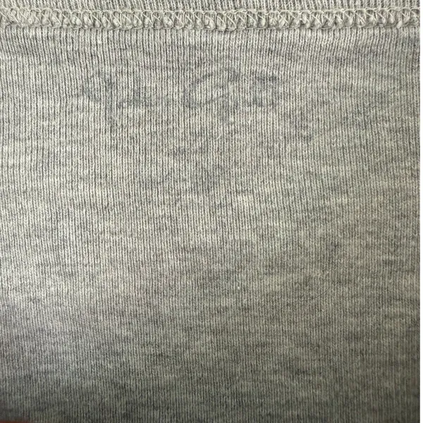 John Galt Brandy Melville Grey Heathered Baby Tee Short Sleeve Crop Top One Size - Image 3