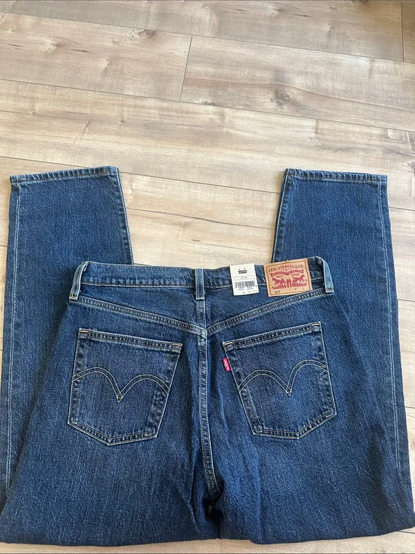 NWT Levi’s Premium 501 Original Crop Jeans Straight Leg Button Fly Sz W29 L26 - Image 9
