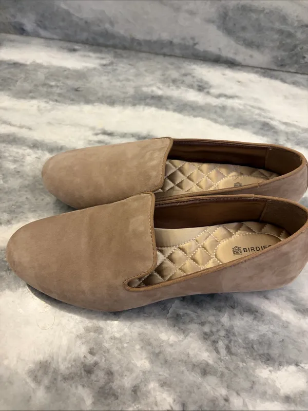 Birdies The Starling Suede Flats‎ Latte Size 8 - Image 6