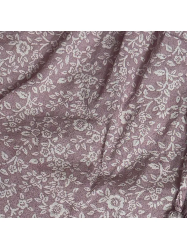 Rachel Ashwell Women’s Pink Floral Ruffle Lounge Shorts Size Large - Image 3