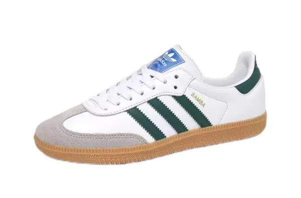 Adidas Samba OG White Collegiate Green Gum IE3437 - Image 3