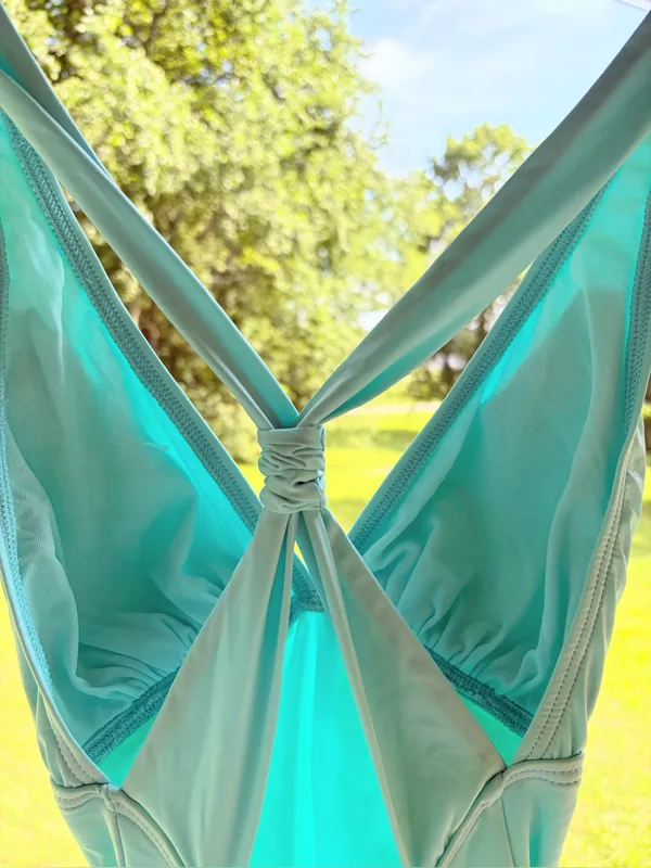NWOT Tommy Bahama Aqua One-Piece Swimsuit 8 travel vacation ocean pool resort - Image 4