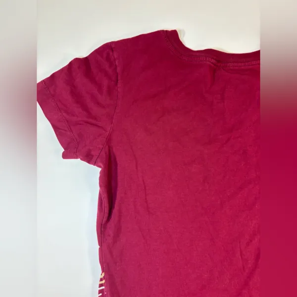 Nike Burgundy Tee with Gold Accents - Image 10