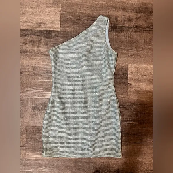 SUPERDOWN Tiffany Mini Dress in Light Blue - Image 3
