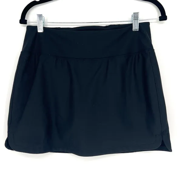 L.L. Bean Everyday Performance Skort Women's Small Black Active UPF 50+ Outdoor‎ - Image 2