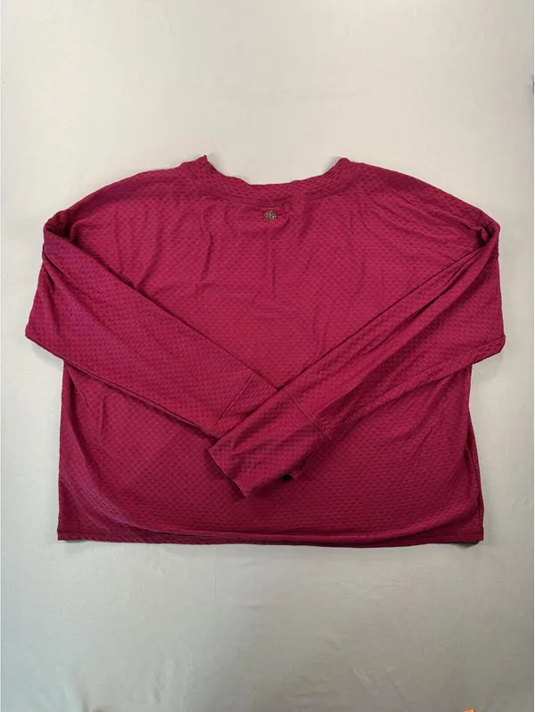 Calia by Carrie | Large | Magenta Waffle Long Sleeve - Image 6