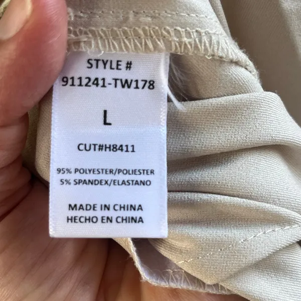 Have Los Angeles Women's Wide Leg High Waisted Pants Cream Size L - Image 6