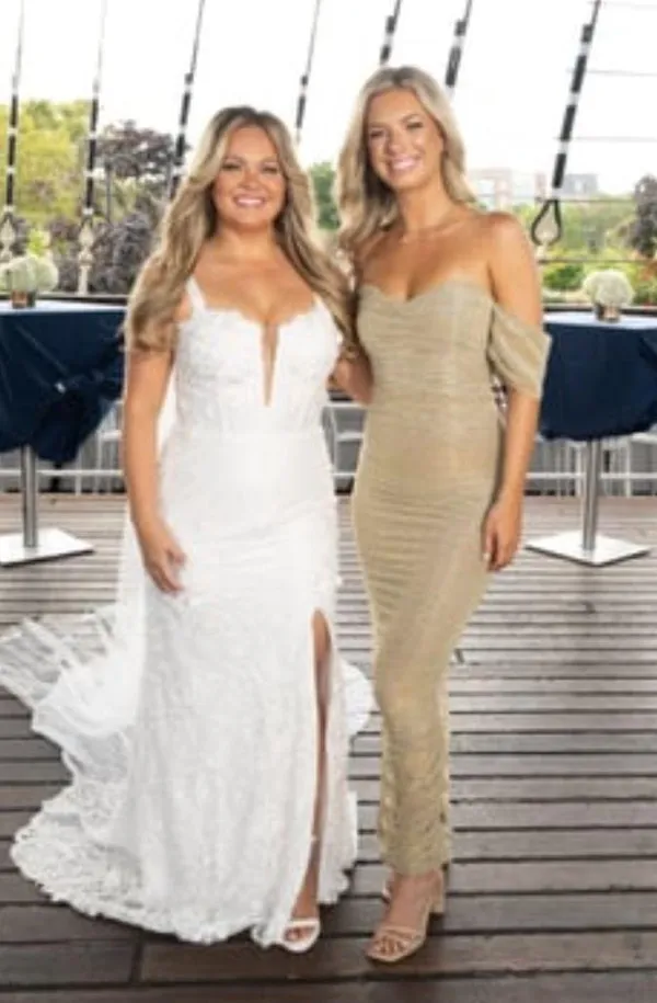 Gold Formal Miss Circle Dress - Image 2