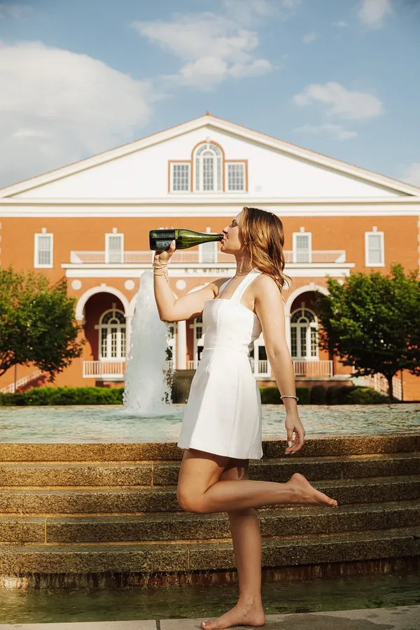 White Halter Showpo Dress - Image 3