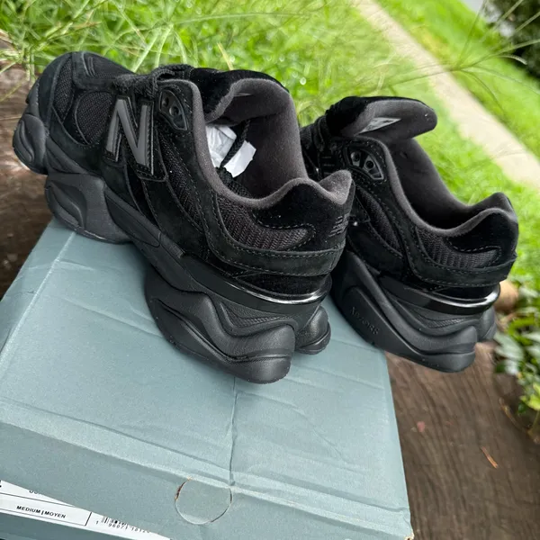 New Balance 9060 black sneakers #newbalance #trainers women size 4 - Image 4