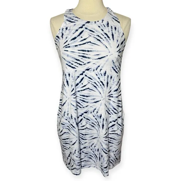 KYODAN Tie-Dye Athletic Mini Dress with‎ Pockets, Medium - Image 2