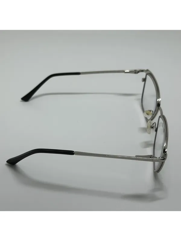 TIJN Cat Eye Black & Silver Prescription Glasses Frames with Case - Image 7