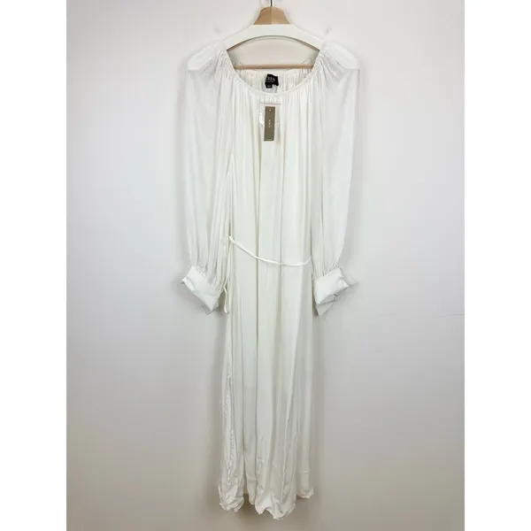 J.Crew Collection Sheer Maxi Dress Viscose Oversized Minimalist Boho Medium NWT - Image 3