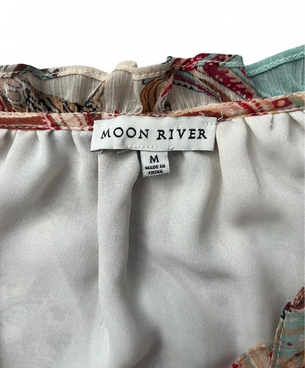 Anthropologie Moon River Midi Boho Dress - Image 8