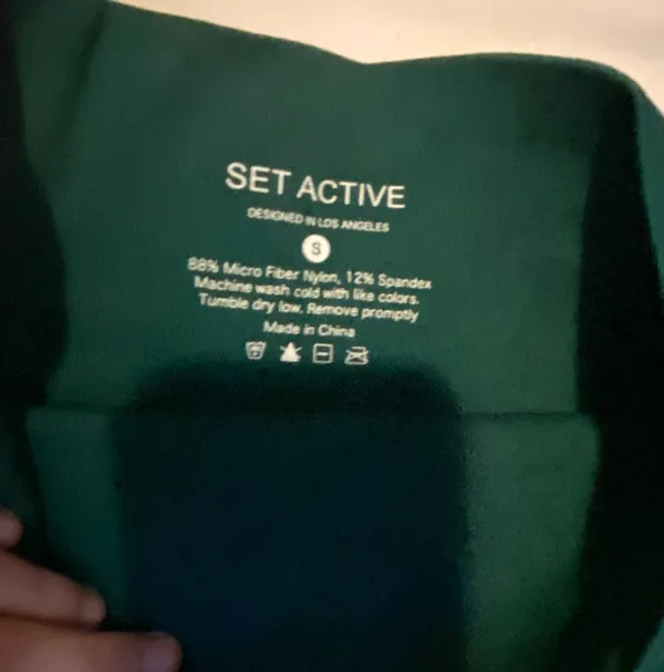 SET active green shorts seamless - Image 2