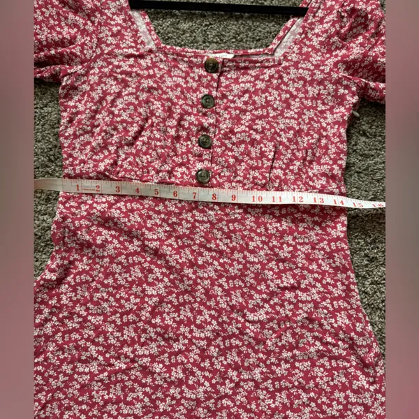 American Eagle‎ Floral Red Dress - Image 10