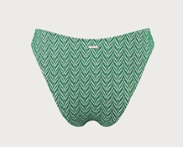BERLOOK Green Geometric Textured Cut Out SET 27 Size M - Image 9