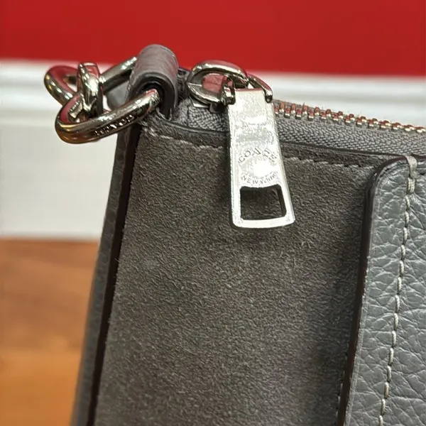 Coach‎ Gray Marlon Hobo Leather Women's Bag - Image 9