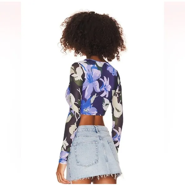 SUPERDOWN NWT‎ Benedita Floral Crop Top Size S Fairycore Festival Concert - Image 2